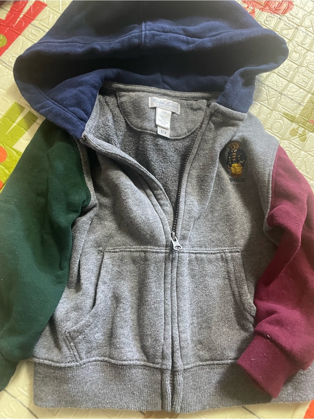 Ralph Lauren 24 months boys hooded sweatshirt